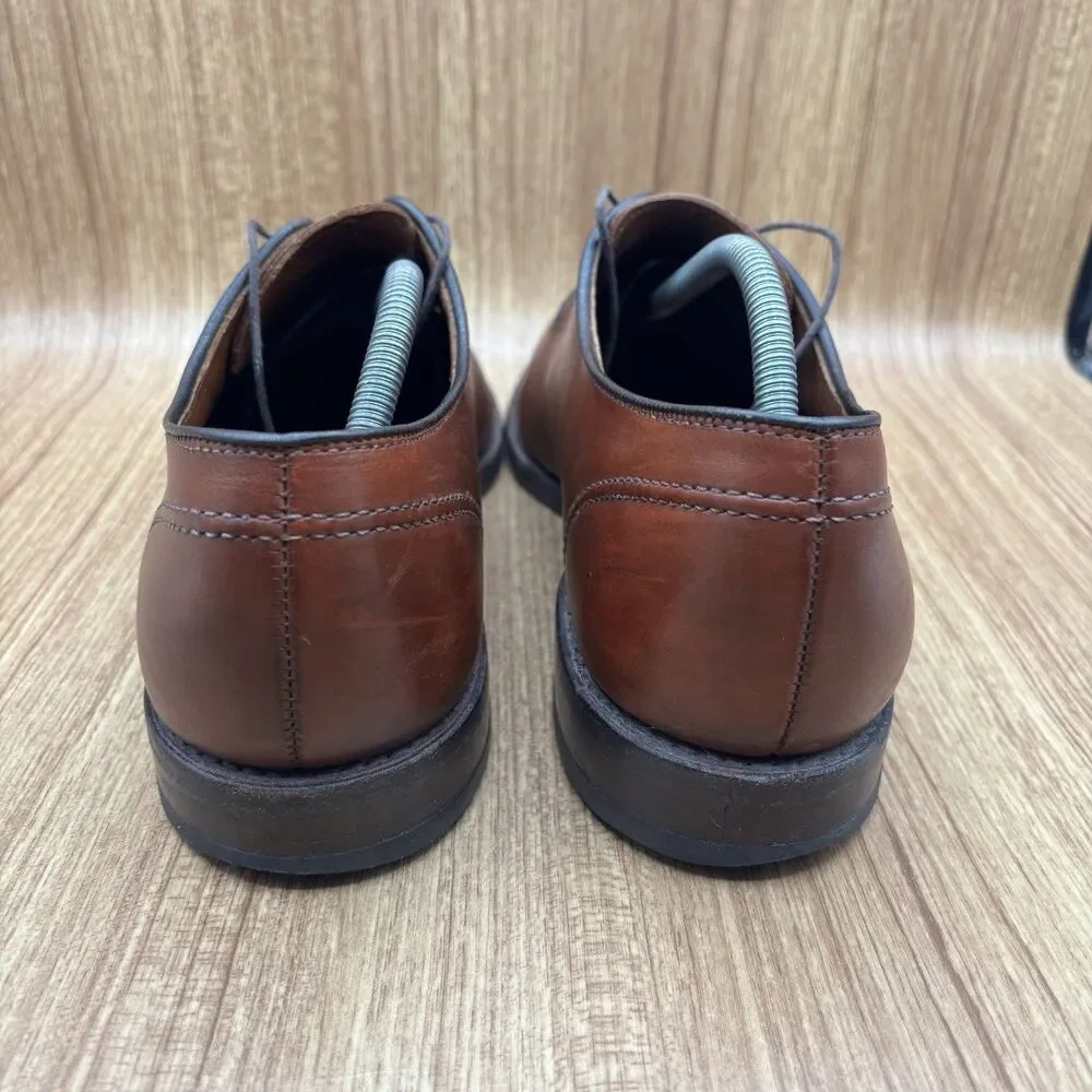 Allen Edmonds LASALLE 12 D Chili Men's Split Toe shoe Oxford Dress LaceUp‎ Shoes